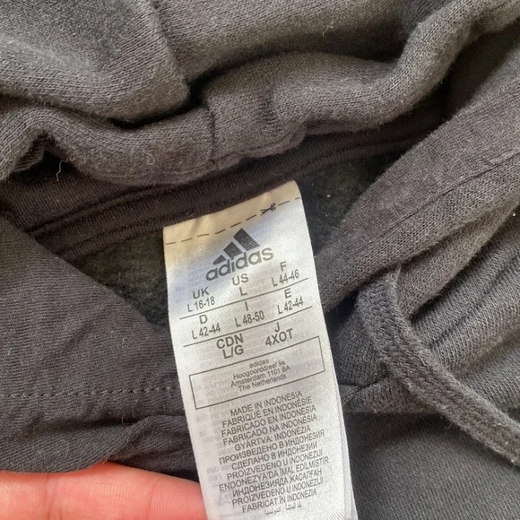 Black adidas hoodie - Picture 3 of 5